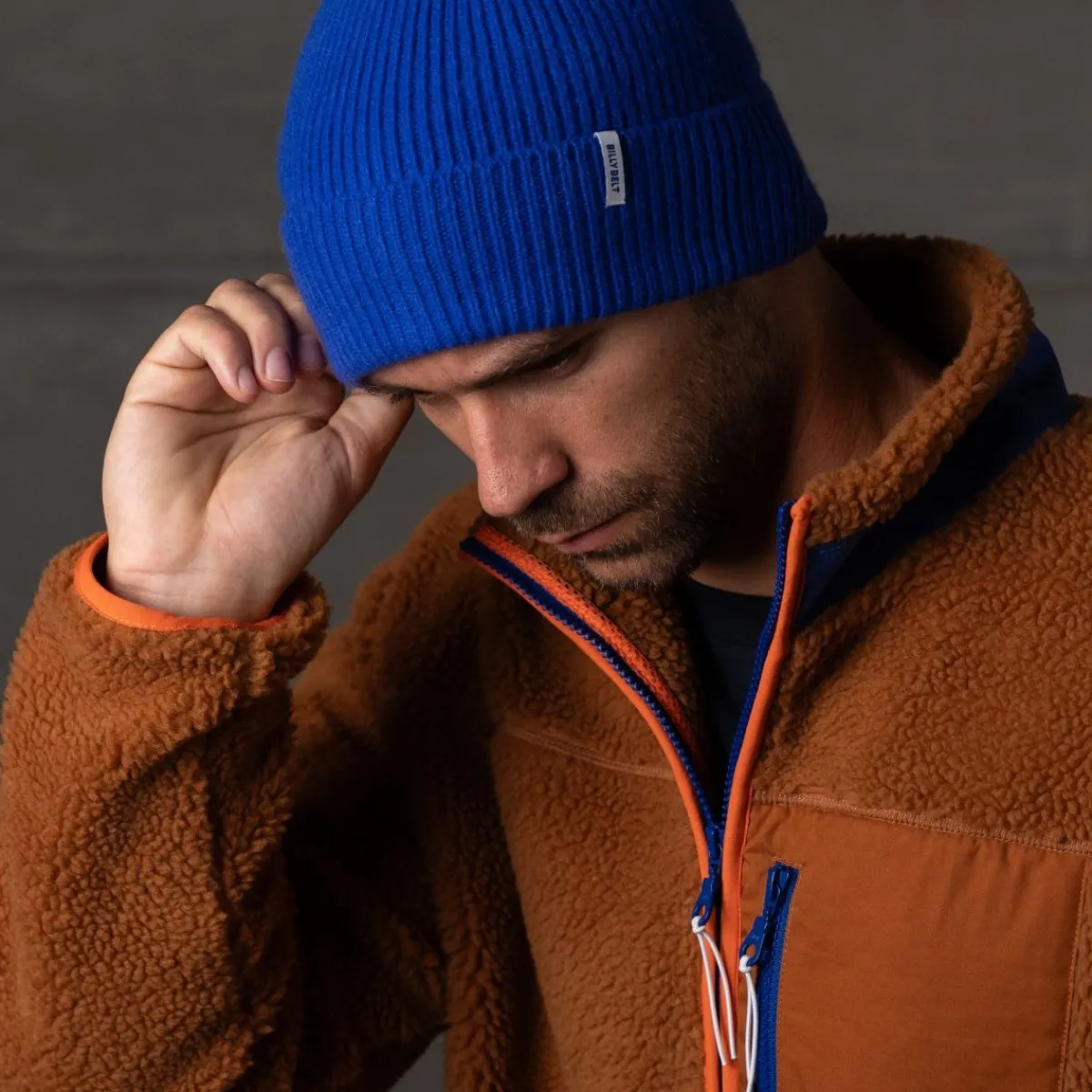 BILLYBELT Bonnet en laine d'agneau Bleu> Bonnets