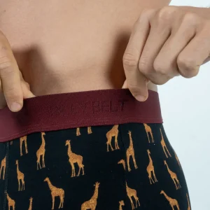 BILLYBELT Boxer en coton biologique Girafe> Boxers