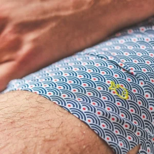 BILLYBELT Caleçon en 100% coton biologique Blue wave> Caleçons