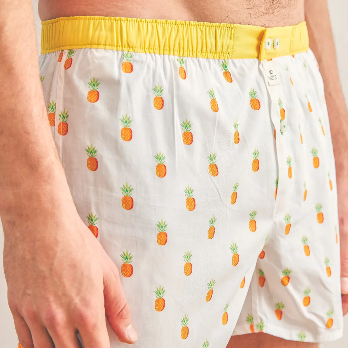 caleon_en__coton_biologique_fruity_pineapple_3.webp BILLYBELT Caleçon en 100% coton biologique Fruity pineapple> Caleçons