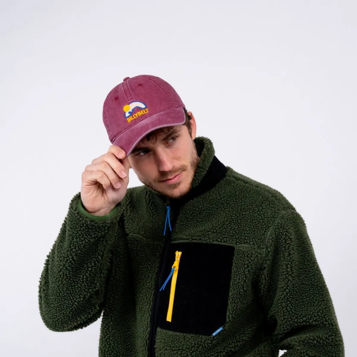 casquette__coton_bordeaux_3.webp BILLYBELT Casquette 100% coton> Casquettes En Coton