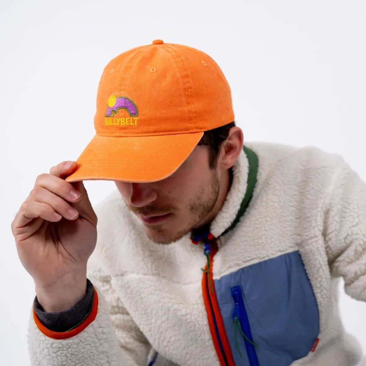 casquette__coton_orange_3.webp BILLYBELT Casquette 100% coton> Casquettes En Coton