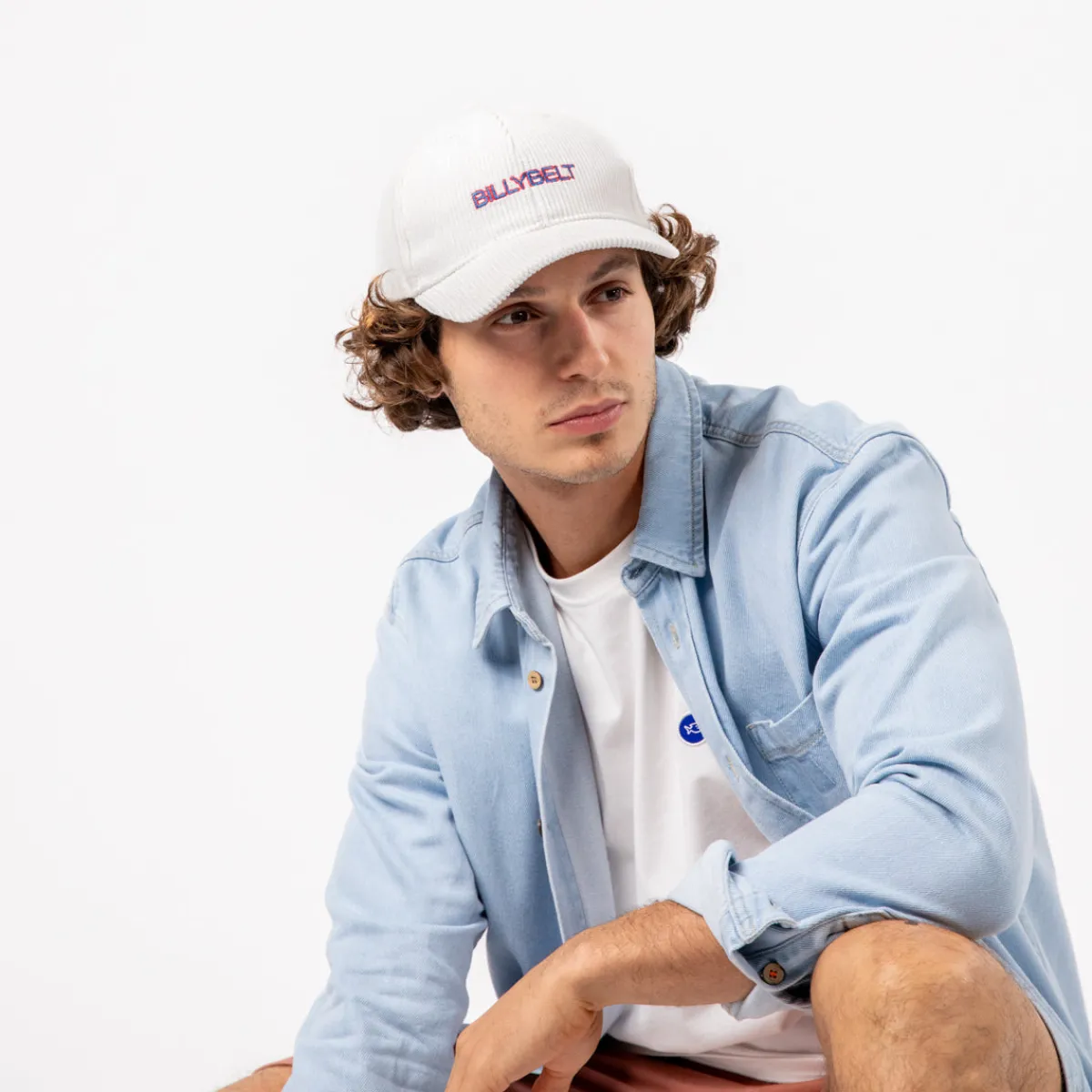 casquette_velours_blanc_0.webp BILLYBELT Casquette velours> Casquettes En Velours