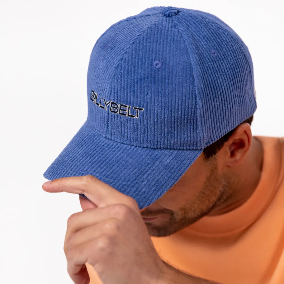 casquette_velours_bleu_3.webp BILLYBELT Casquette velours> Casquettes En Velours