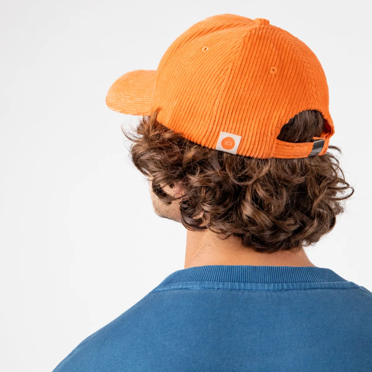 casquette_velours_orange_4.webp BILLYBELT Casquette velours> Casquettes En Velours