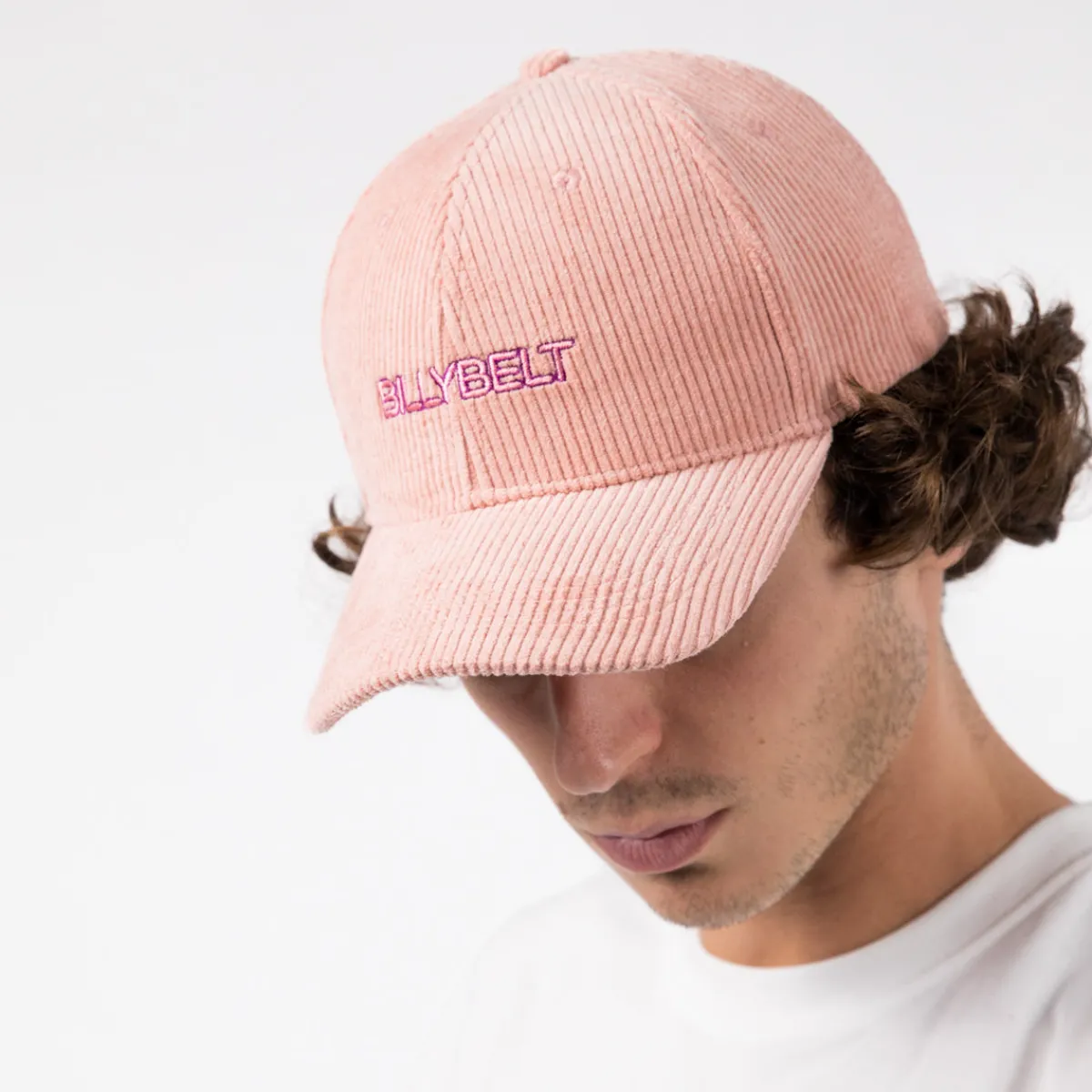 casquette_velours_rose_0.webp BILLYBELT Casquette velours> Casquettes En Velours
