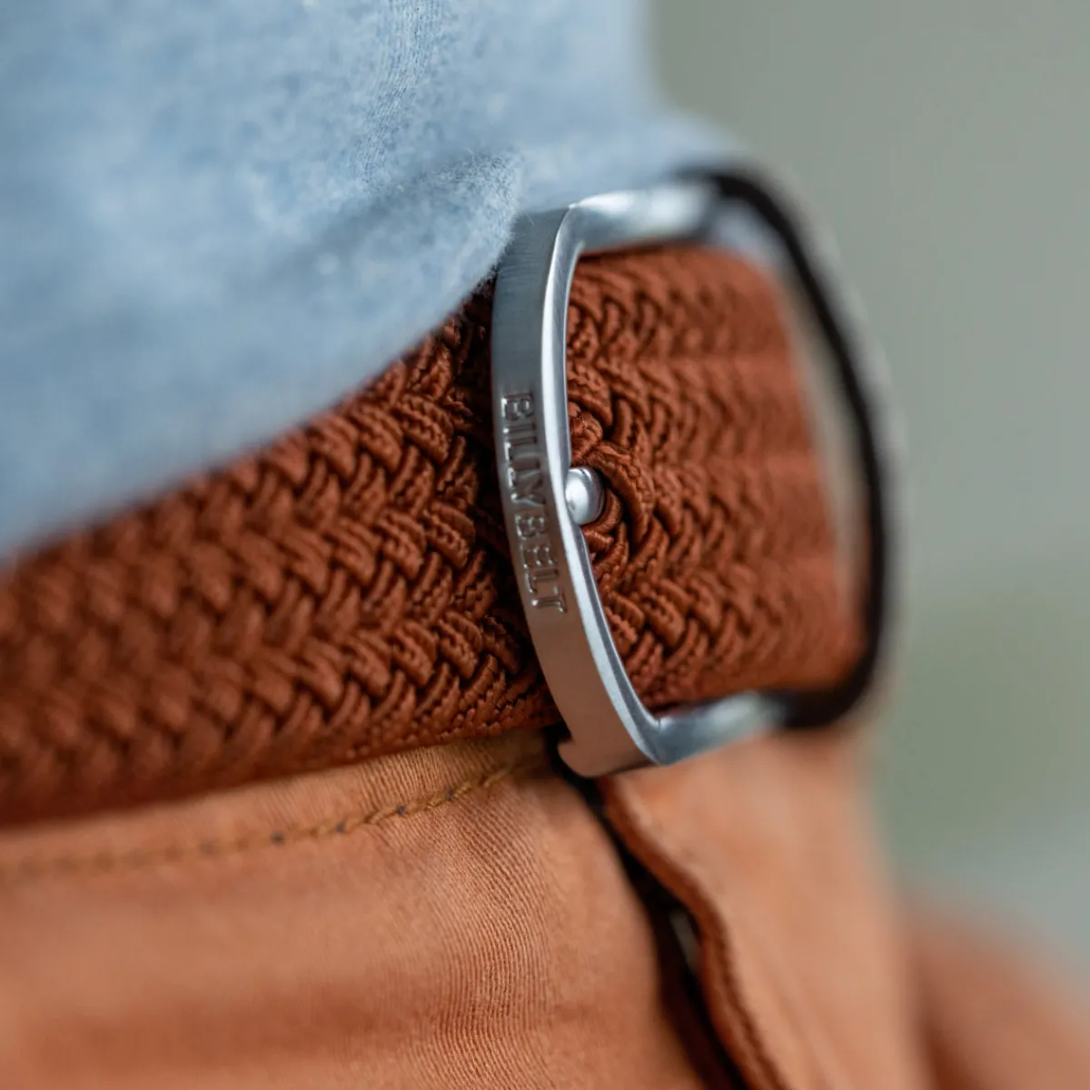 ceinture_tresse_lastique_auburn_0.webp BILLYBELT Ceinture tressée élastique Auburn>Homme Ceintures Tressées Unies