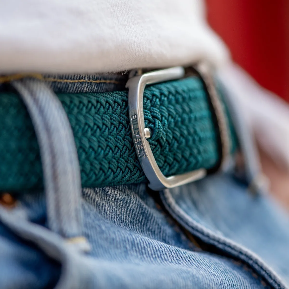ceinture_tresse_lastique_bleu_carabes_3.webp BILLYBELT Ceinture tressée élastique Bleu caraïbes>Homme Ceintures Tressées Unies