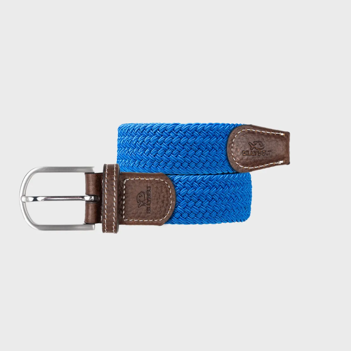 ceinture_tresse_lastique_bleu_lectrique_1.webp BILLYBELT Ceinture tressée élastique Bleu électrique>Homme Ceintures Tressées Unies