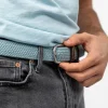 BILLYBELT Ceinture tressée élastique Bleu nuage>Homme Ceintures Tressées Unies
