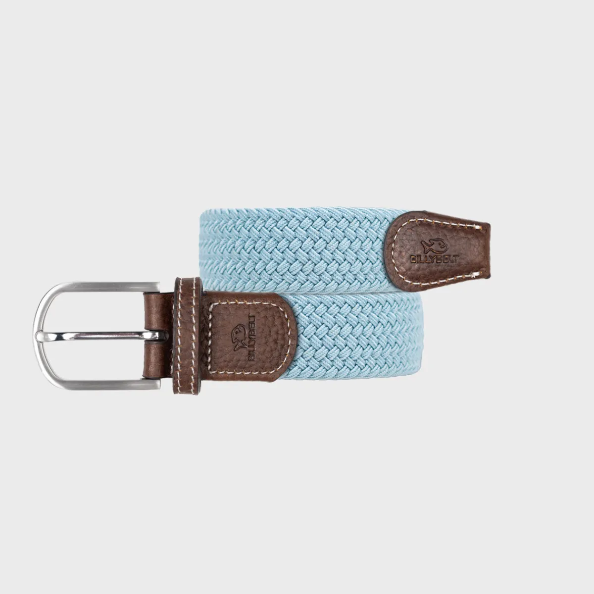ceinture_tresse_lastique_bleu_nuage_1.webp BILLYBELT Ceinture tressée élastique Bleu nuage>Homme Ceintures Tressées Unies