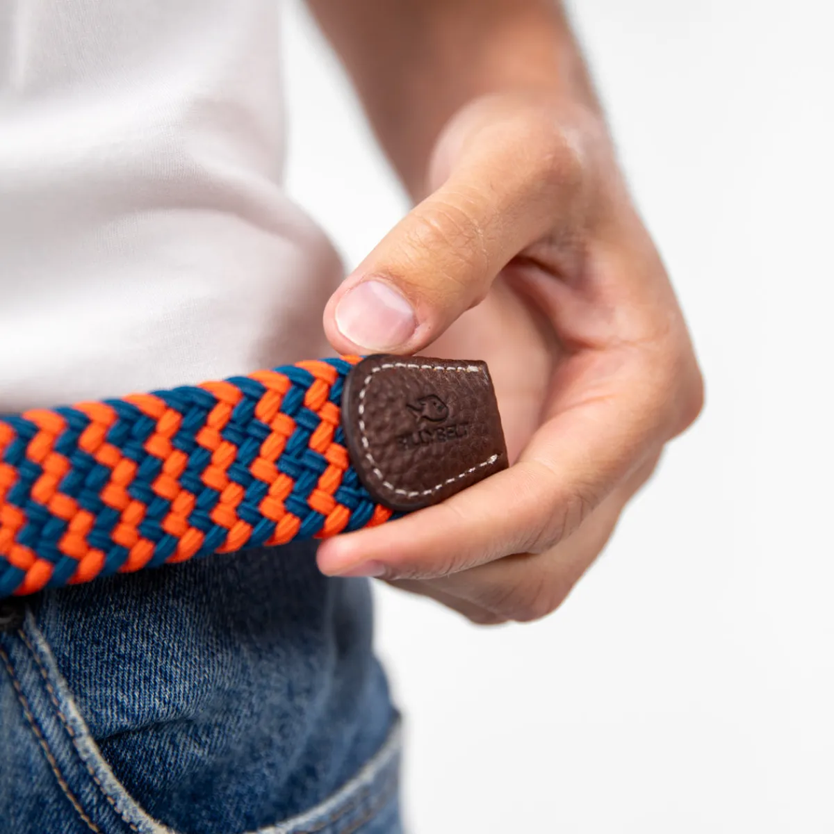 ceinture_tresse_lastique_cambridge_3.webp BILLYBELT Ceinture tressée élastique Cambridge>Homme Ceintures Tressées Multicolores