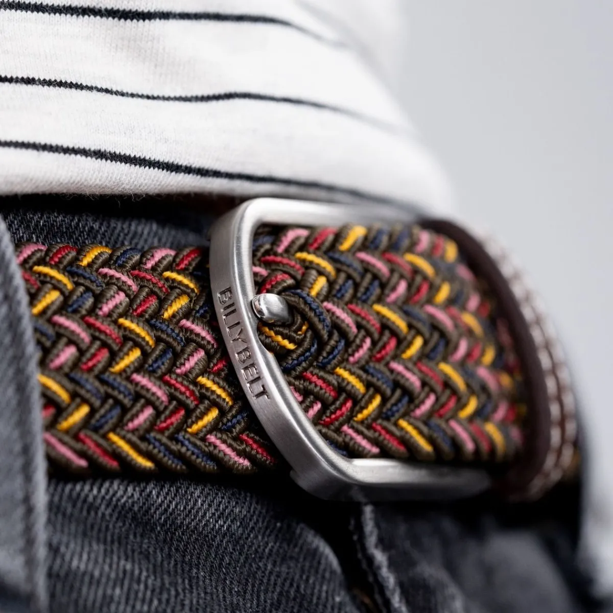 ceinture_tresse_lastique_caracas_2.webp BILLYBELT Ceinture tressée élastique Caracas>Homme Ceintures Tressées Multicolores