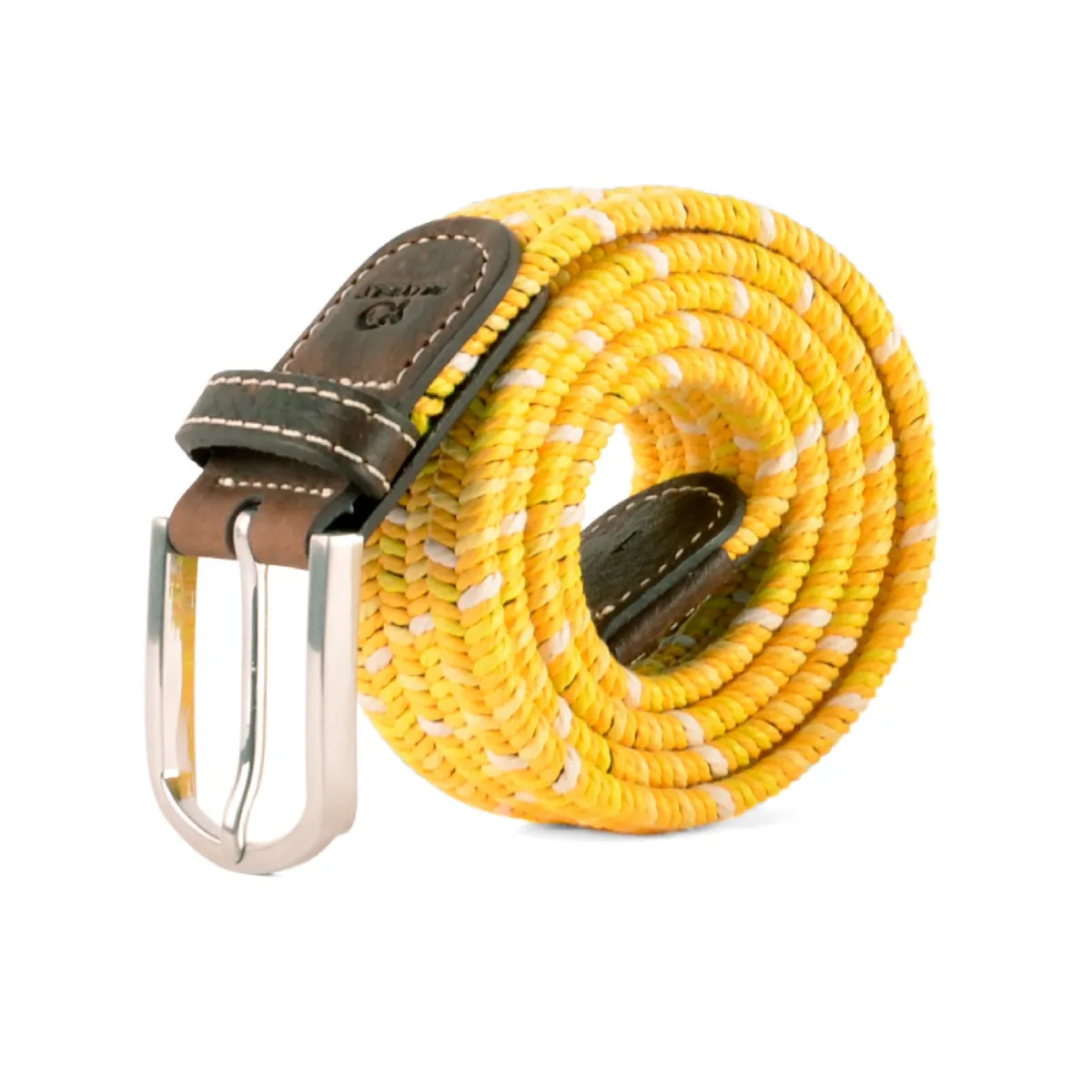 ceinture_tresse_lastique_coton_cir__marmara_1.webp BILLYBELT Ceinture tressée élastique Coton ciré - Marmara>Homme Ceintures En Coton Ciré | Ceintures Tressées Multicolores