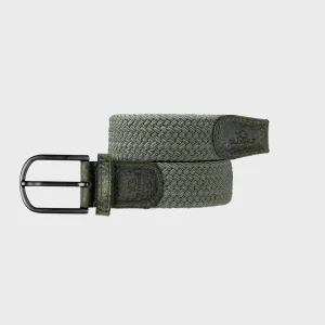 BILLYBELT Ceinture tressée élastique Dark forest>Homme Ceintures Tressées Unies
