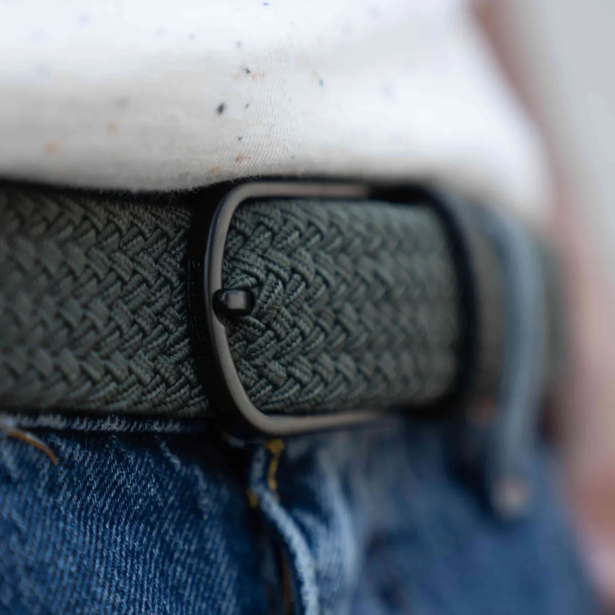 ceinture_tresse_lastique_dark_forest_2.webp BILLYBELT Ceinture tressée élastique Dark forest>Homme Ceintures Tressées Unies