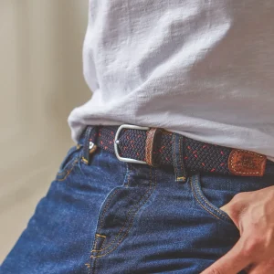 BILLYBELT Ceinture tressée élastique Denver>Homme Ceintures Tressées Multicolores