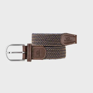 BILLYBELT Ceinture tressée élastique Havane>Homme Ceintures Tressées Multicolores