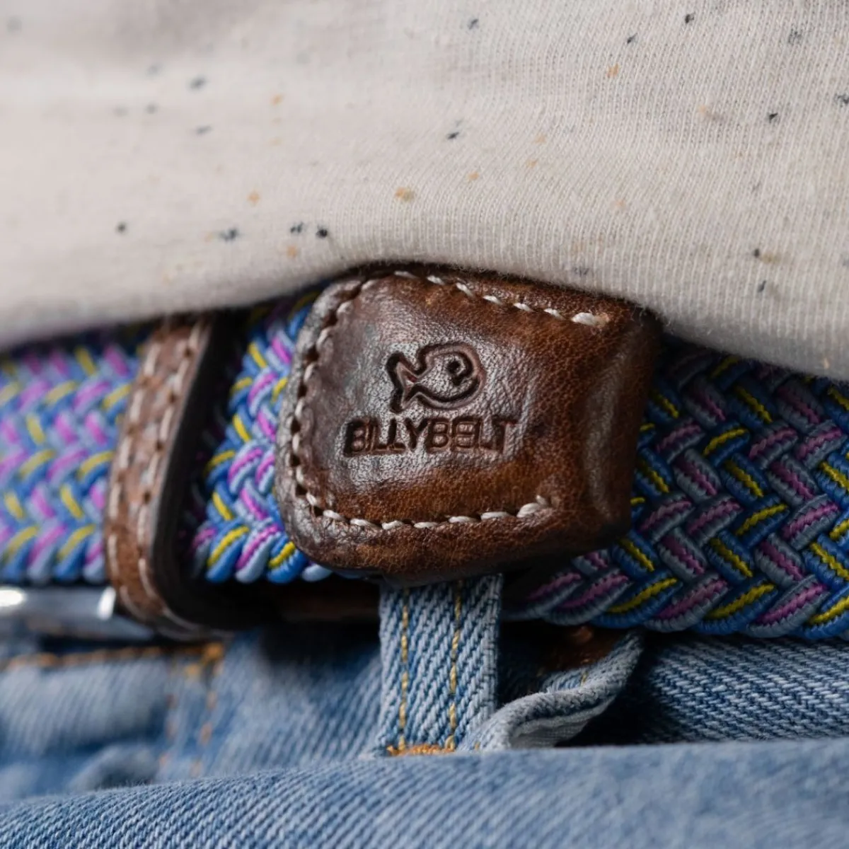 ceinture_tresse_lastique_johannesburg_3.webp BILLYBELT Ceinture tressée élastique Johannesburg>Homme Ceintures Tressées Multicolores