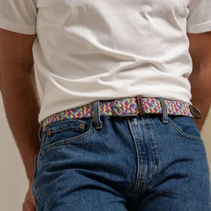 BILLYBELT Ceinture tressée élastique Keukenhof>Homme Ceintures Tressées Multicolores