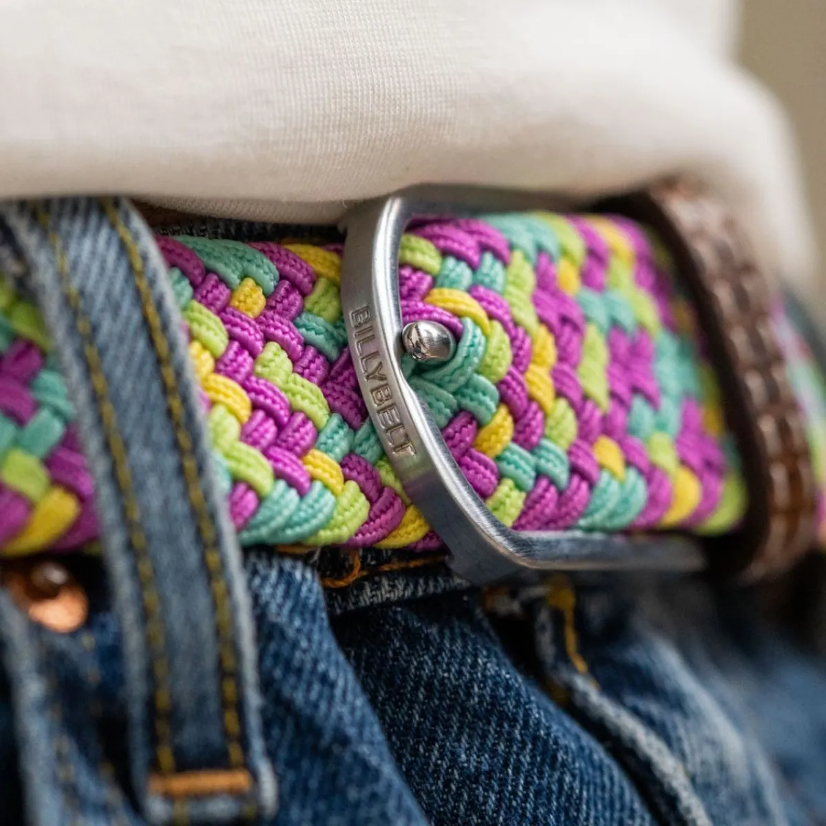 ceinture_tresse_lastique_keukenhof_2.webp BILLYBELT Ceinture tressée élastique Keukenhof>Homme Ceintures Tressées Multicolores