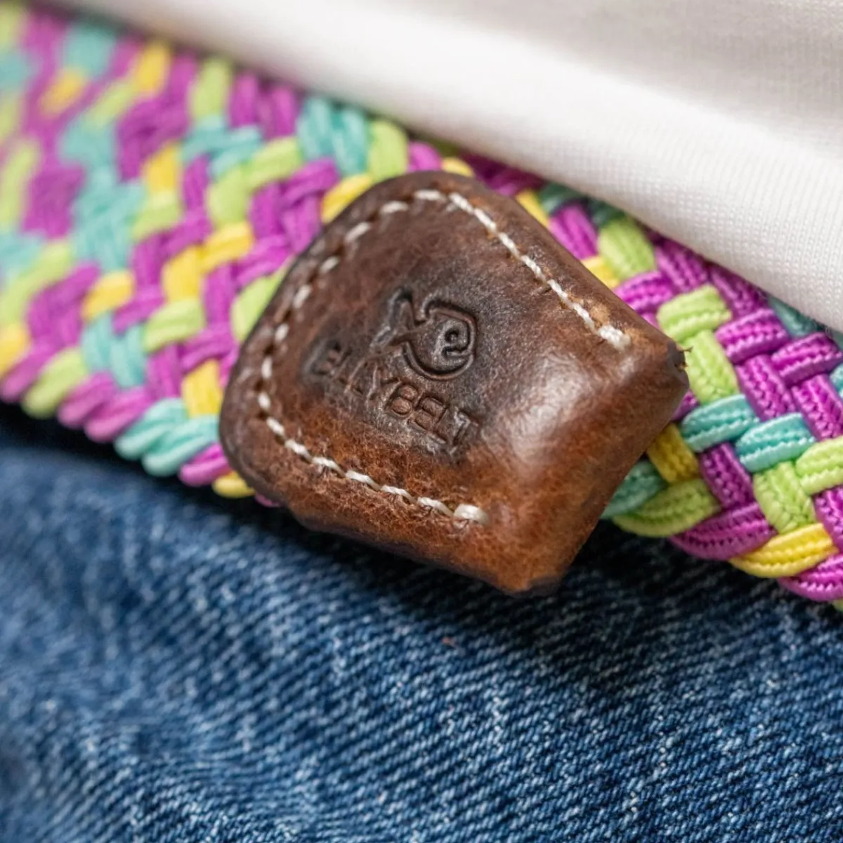 ceinture_tresse_lastique_keukenhof_3.webp BILLYBELT Ceinture tressée élastique Keukenhof>Homme Ceintures Tressées Multicolores