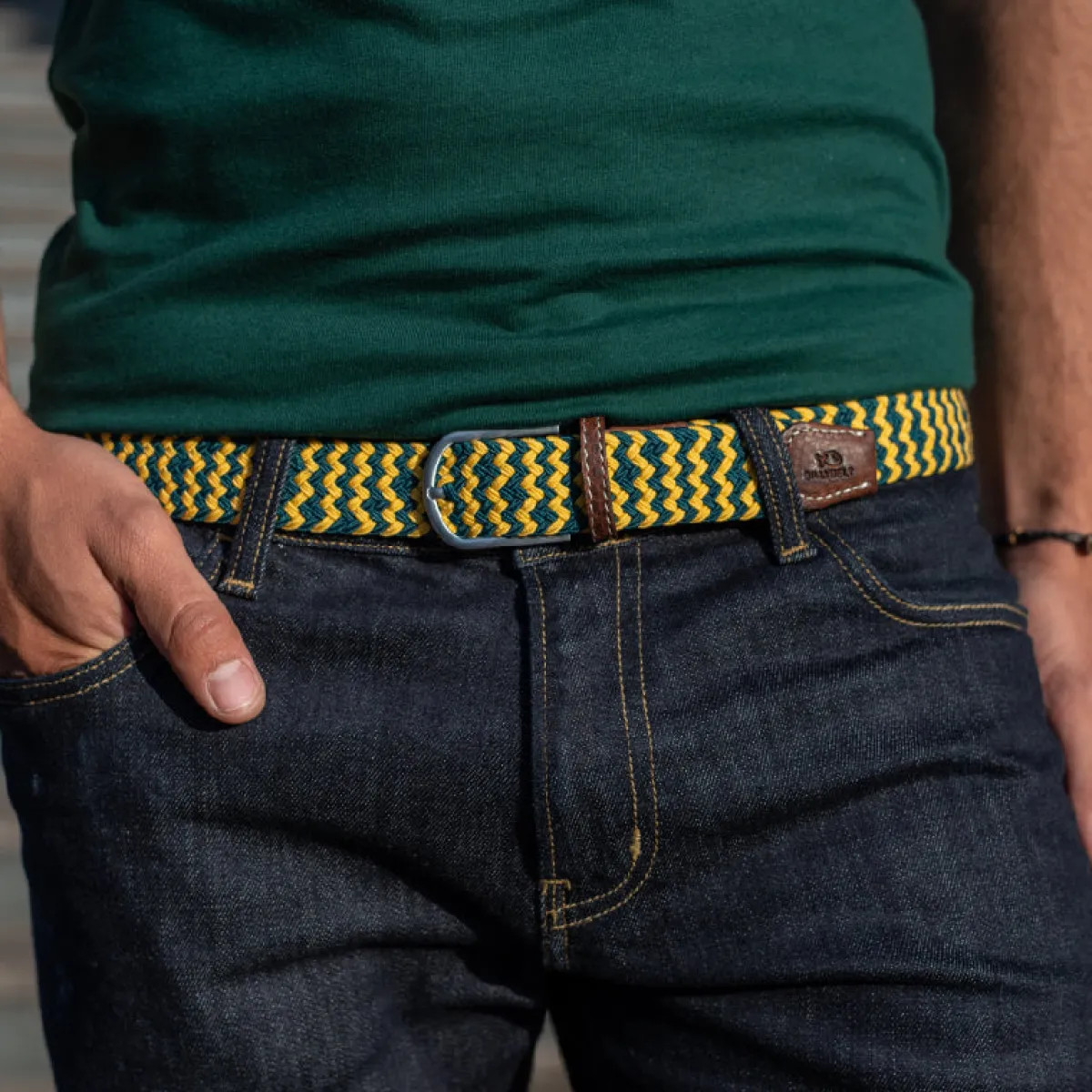 ceinture_tresse_lastique_lima_0.webp BILLYBELT Ceinture tressée élastique Lima>Homme Ceintures Tressées Multicolores