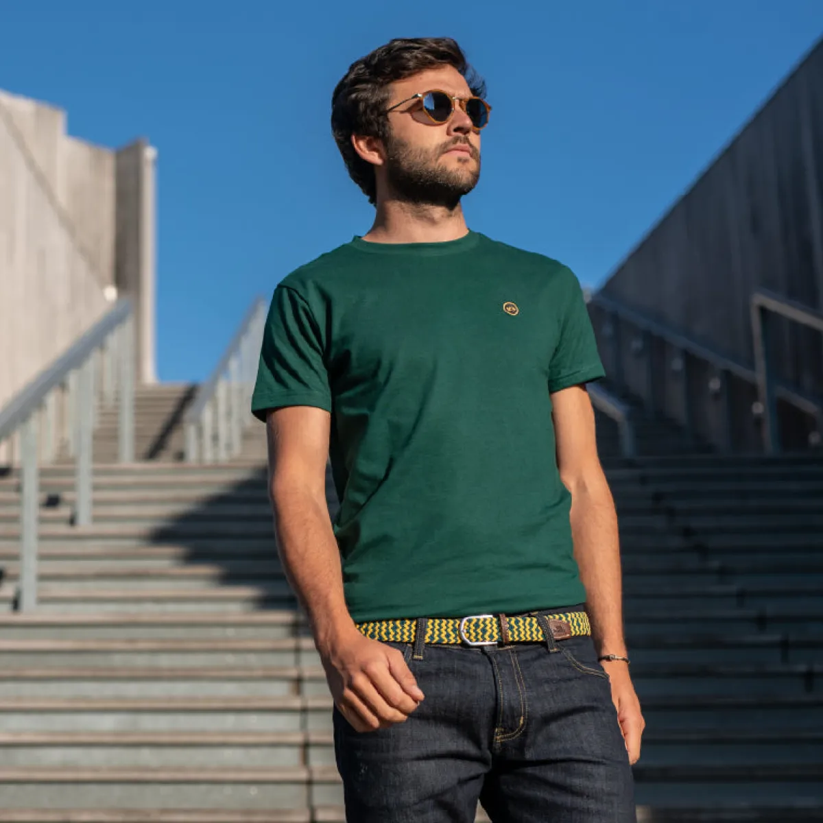 ceinture_tresse_lastique_lima_3.webp BILLYBELT Ceinture tressée élastique Lima>Homme Ceintures Tressées Multicolores