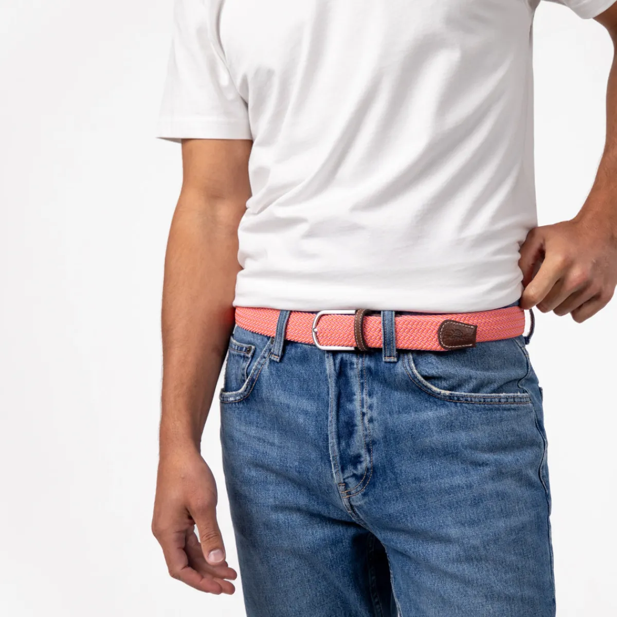 ceinture_tresse_lastique_miami_3.webp BILLYBELT Ceinture tressée élastique Miami>Homme Ceintures Tressées Multicolores