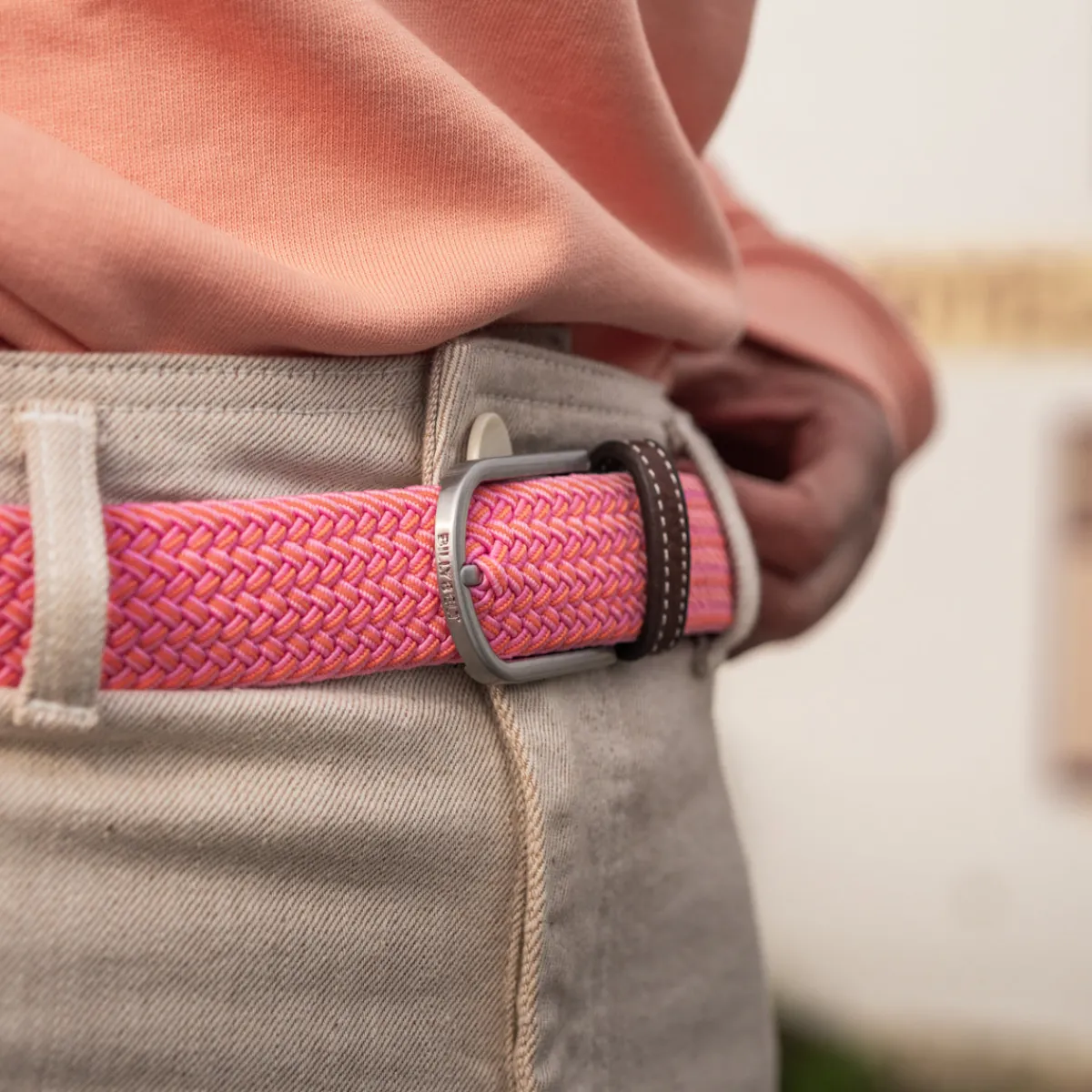 ceinture_tresse_lastique_miami_4.webp BILLYBELT Ceinture tressée élastique Miami>Homme Ceintures Tressées Multicolores