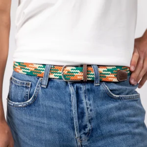 BILLYBELT Ceinture tressée élastique Palmira>Homme Ceintures Tressées Multicolores