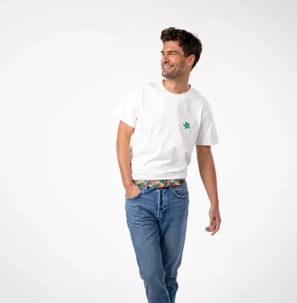 BILLYBELT Ceinture tressée élastique Palmira>Homme Ceintures Tressées Multicolores