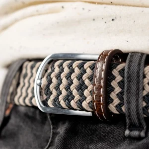 BILLYBELT Ceinture tressée élastique Panama>Homme Ceintures Tressées Multicolores