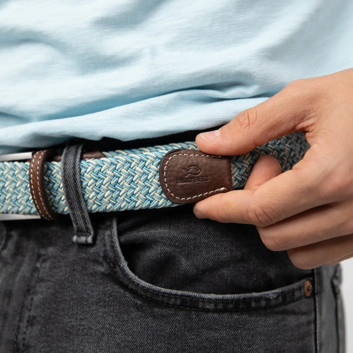 ceinture_tresse_lastique_rhodes_4.webp BILLYBELT Ceinture tressée élastique Rhodes>Homme Ceintures Tressées Multicolores