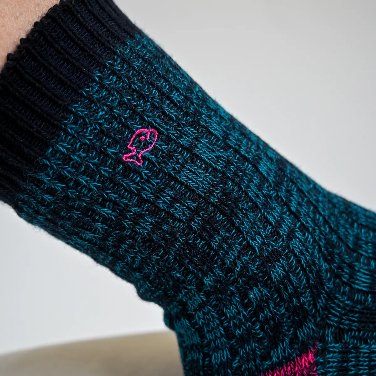 chaussettes_en_coton_pais_club__vert_et_rose_2.webp BILLYBELT Chaussettes en coton épais Club ->Femme Chaussettes Chaudes