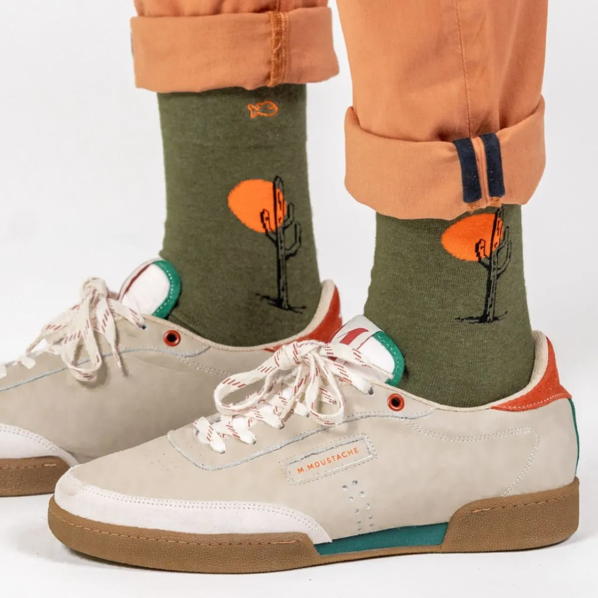 chaussettes_en_coton_peign__motifs__saguaro_2.webp BILLYBELT Chaussettes en coton peigné À motifs - Saguaro>Homme Chaussettes Fantaisie