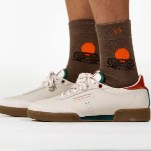 BILLYBELT Chaussettes en coton peigné À motifs - Van trip>Homme Chaussettes Fantaisie