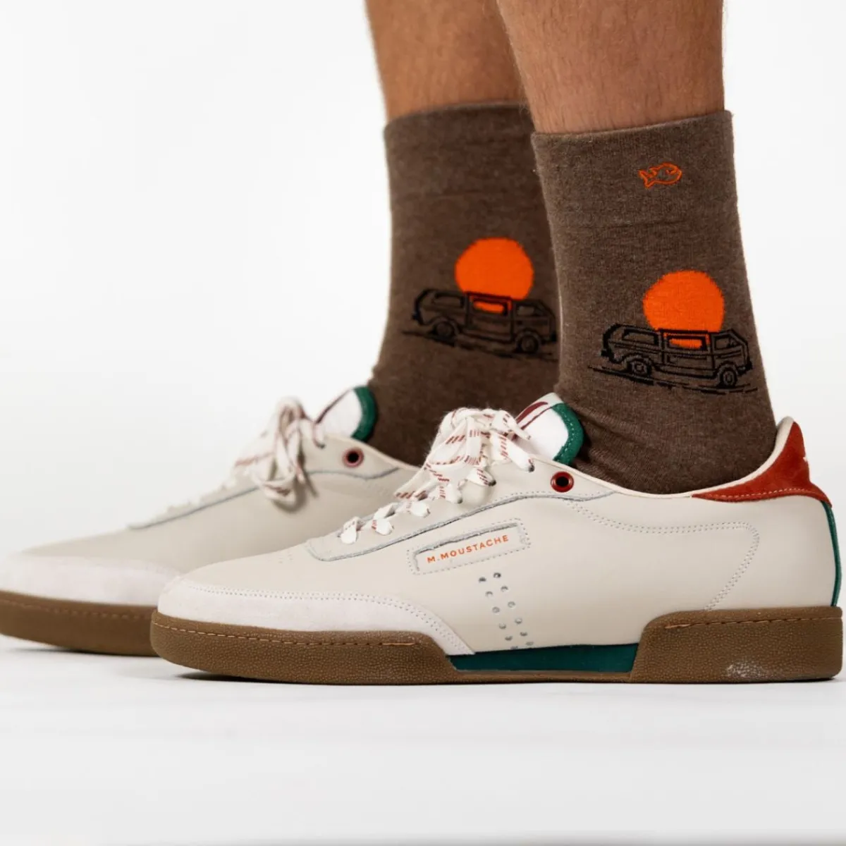 chaussettes_en_coton_peign__motifs__van_trip_3.webp BILLYBELT Chaussettes en coton peigné À motifs - Van trip>Homme Chaussettes Fantaisie
