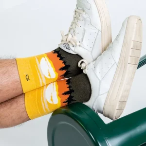 BILLYBELT Chaussettes en coton peigné À motifs - Yosemite>Homme Chaussettes Fantaisie