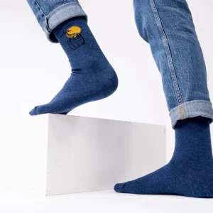 BILLYBELT Chaussettes en coton peigné A motifs - Cabine>Homme Chaussettes Fantaisie