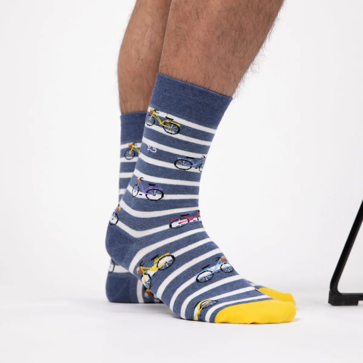 chaussettes_en_coton_peign_a_motifs__vlo_0.webp BILLYBELT Chaussettes en coton peigné A motifs - Vélo>Homme Chaussettes Fantaisie