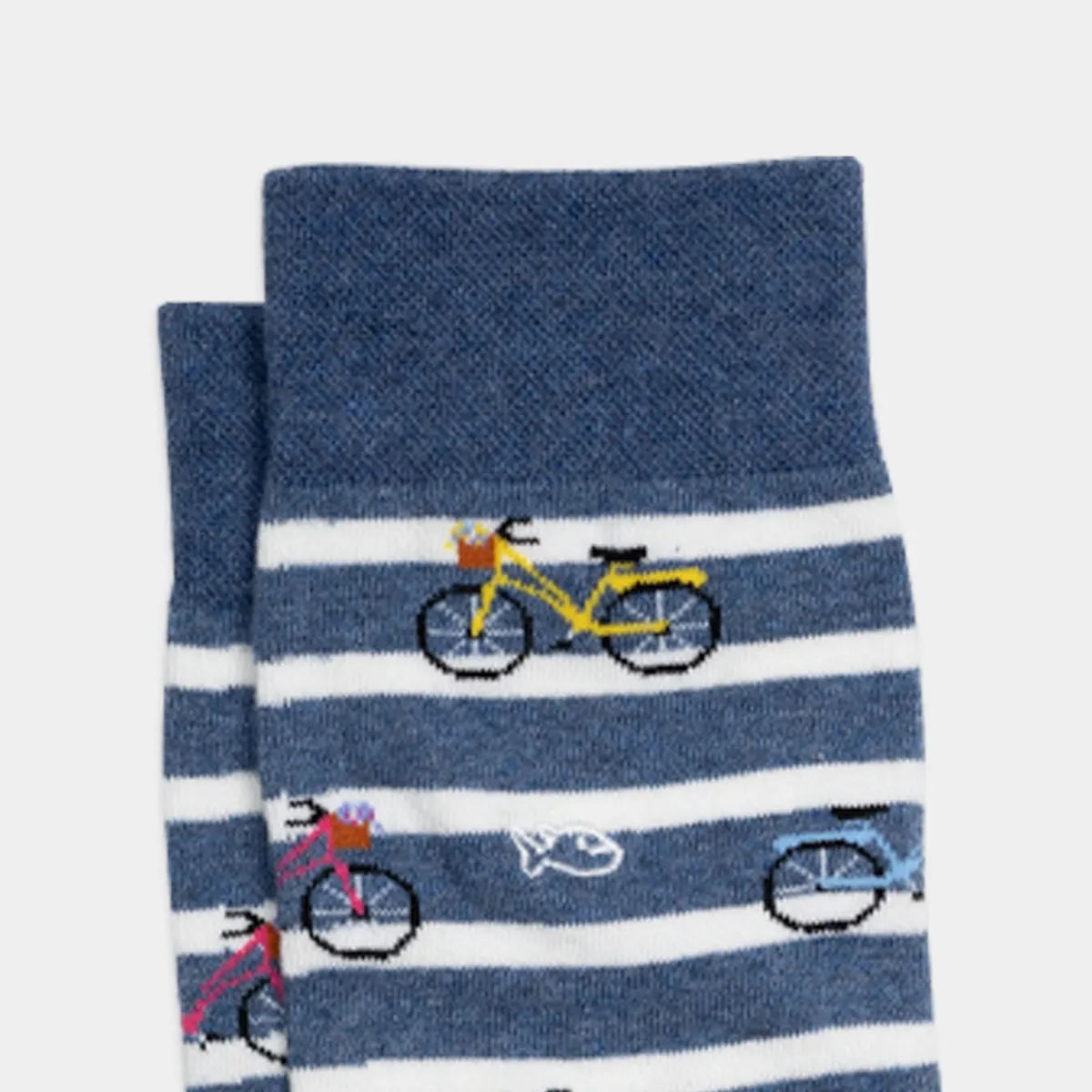 chaussettes_en_coton_peign_a_motifs__vlo_4.webp BILLYBELT Chaussettes en coton peigné A motifs - Vélo>Homme Chaussettes Fantaisie