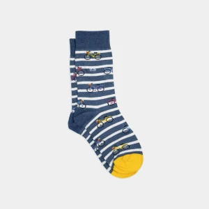 BILLYBELT Chaussettes en coton peigné A motifs - Vélo>Homme Chaussettes Fantaisie