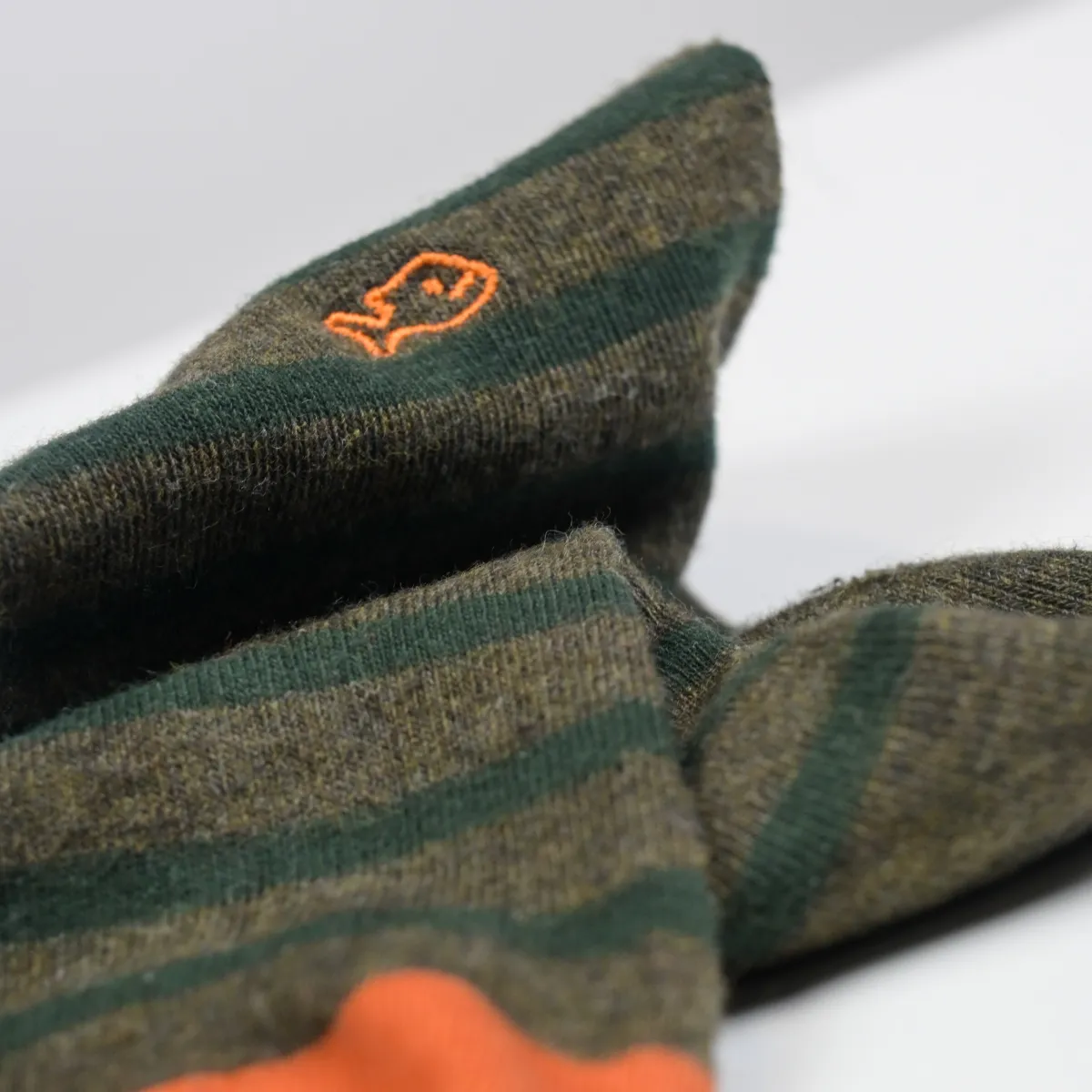 chaussettes_en_coton_peign_a_rayures_larges__kaki_ray_vert_4.webp BILLYBELT Chaussettes en coton peigné A rayures larges - Kaki, rayé vert>Homme Chaussettes Fantaisie