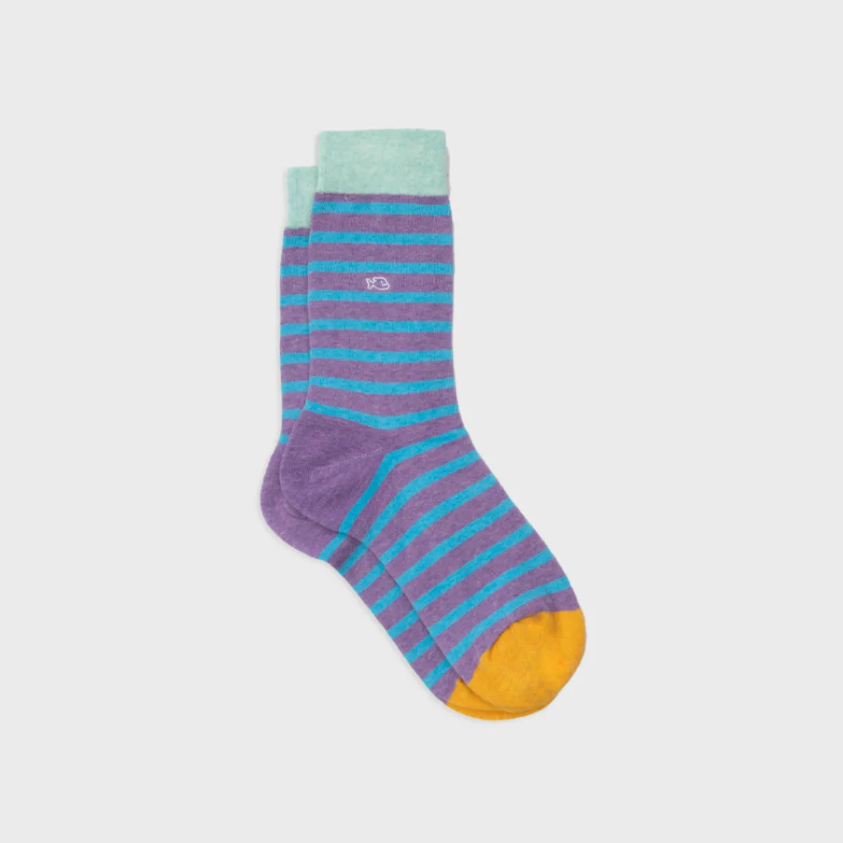 chaussettes_en_coton_peign_a_rayures_larges__violet_chin_ray_bleu_1.webp BILLYBELT Chaussettes en coton peigné A rayures larges - Violet chiné, rayé bleu>Homme Chaussettes Fantaisie