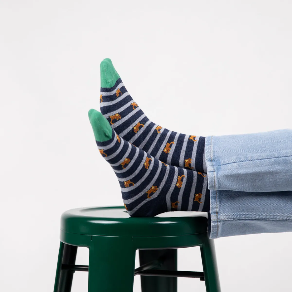 chaussettes_en_coton_peign_animaux__chat_0.webp BILLYBELT Chaussettes en coton peigné Animaux ->Homme Chaussettes Fantaisie