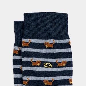 BILLYBELT Chaussettes en coton peigné Animaux ->Homme Chaussettes Fantaisie