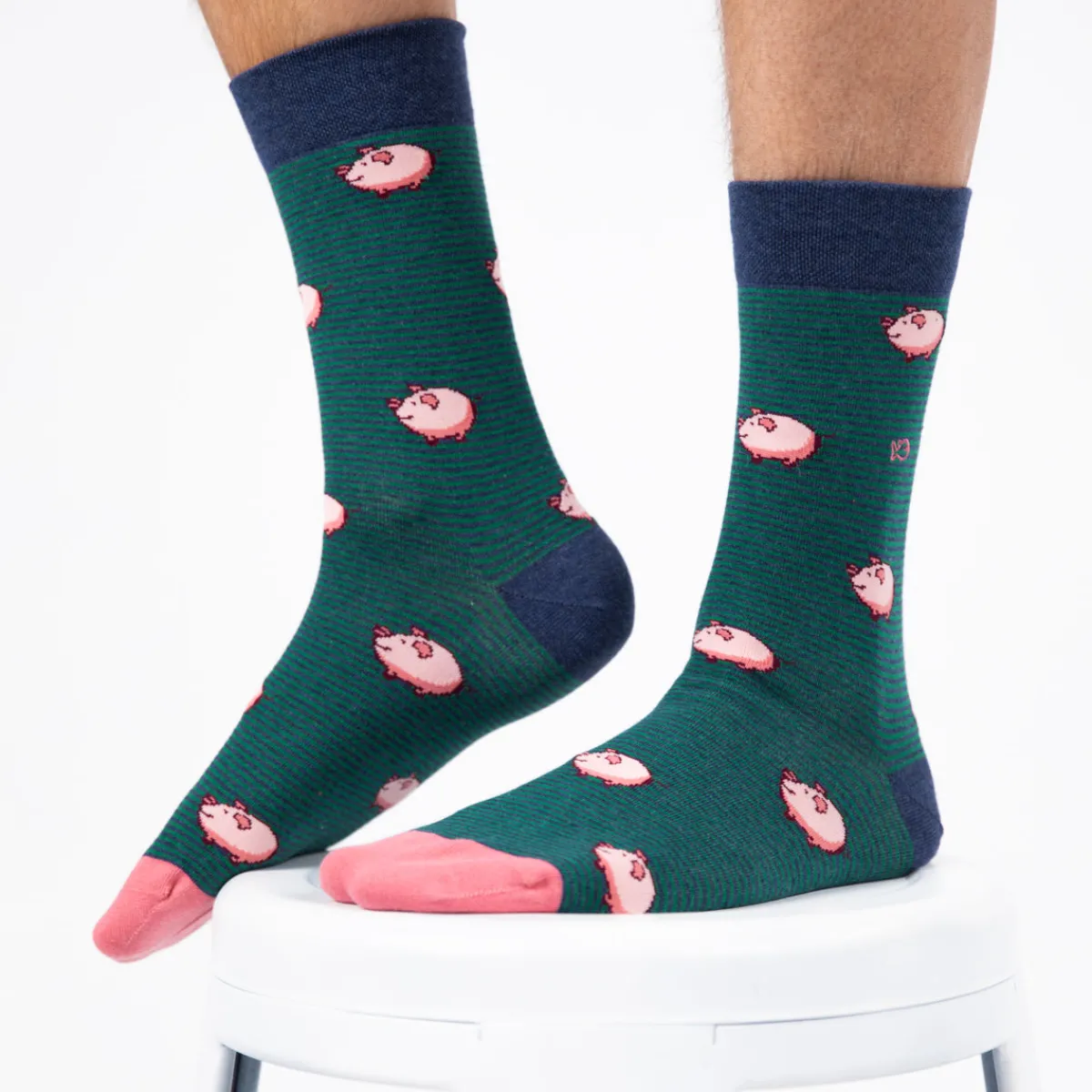 chaussettes_en_coton_peign_animaux__cochon_0.webp BILLYBELT Chaussettes en coton peigné Animaux ->Homme Chaussettes Fantaisie