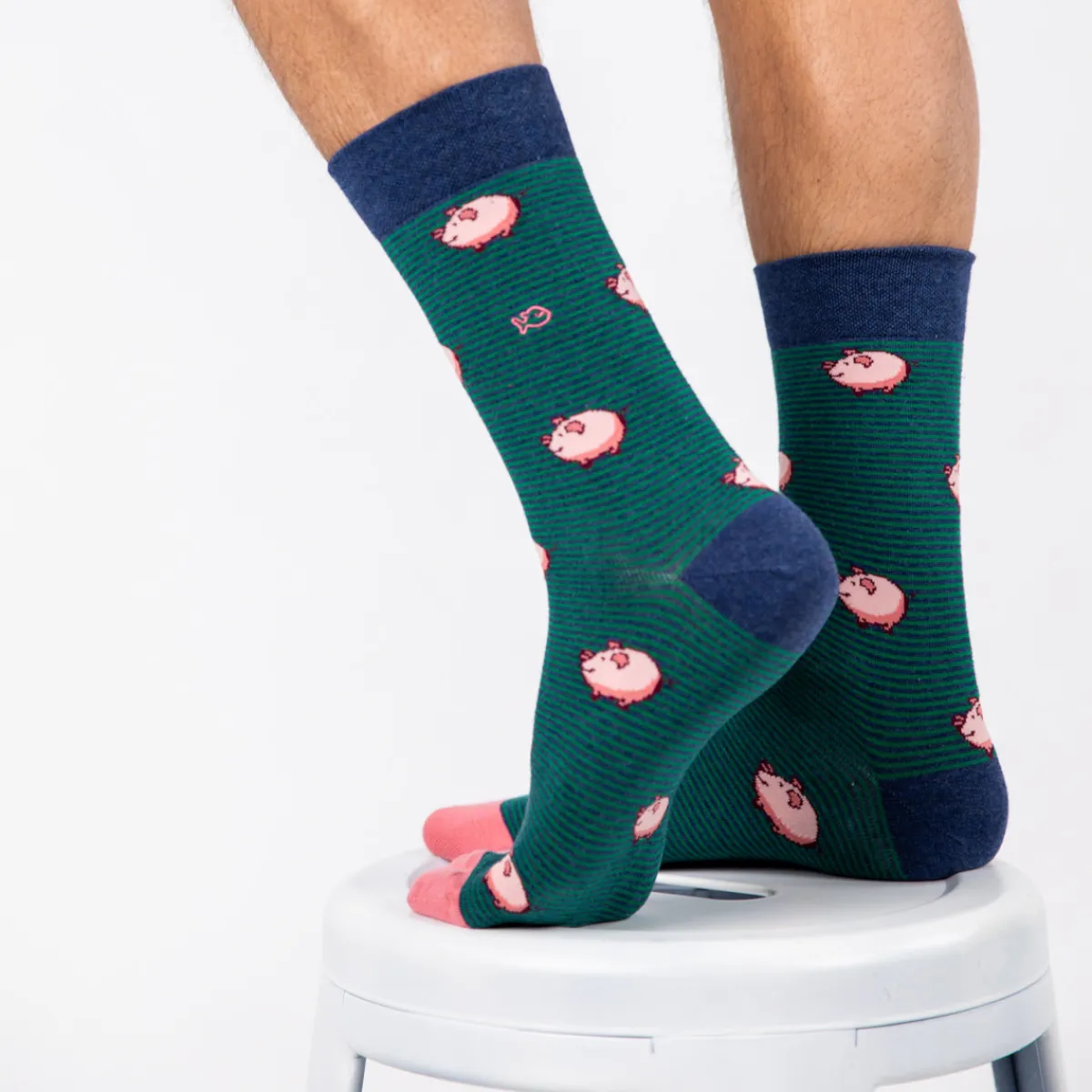 chaussettes_en_coton_peign_animaux__cochon_4.webp BILLYBELT Chaussettes en coton peigné Animaux ->Homme Chaussettes Fantaisie