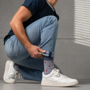 BILLYBELT Chaussettes en coton peigné Animaux ->Homme Chaussettes Fantaisie